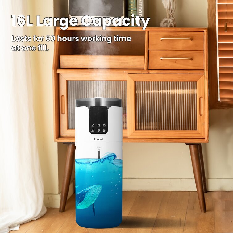 LACIDOLL 4.2 Gallons Cool Mist Ultrasonic Whole House Humidifier 